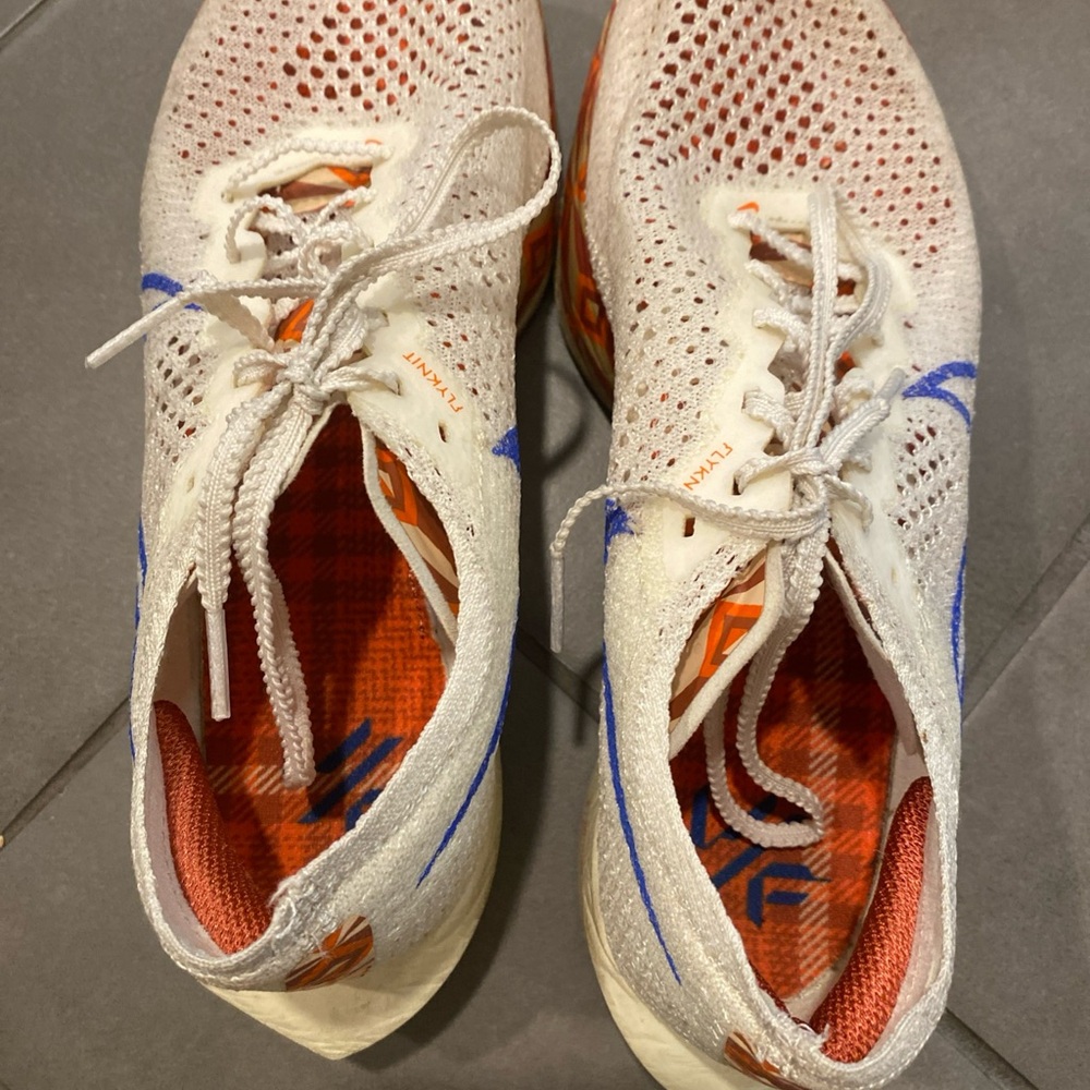 Nike ZoomX Vaporfly NEXT 2 Ekiden Men’s Size 6 Orange/White/Blue Running Shoes